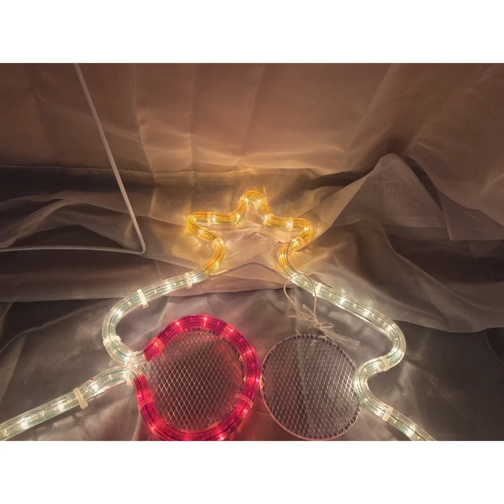 Large Star Glow Tubelight Decor Christmas Tree Display‎ 29